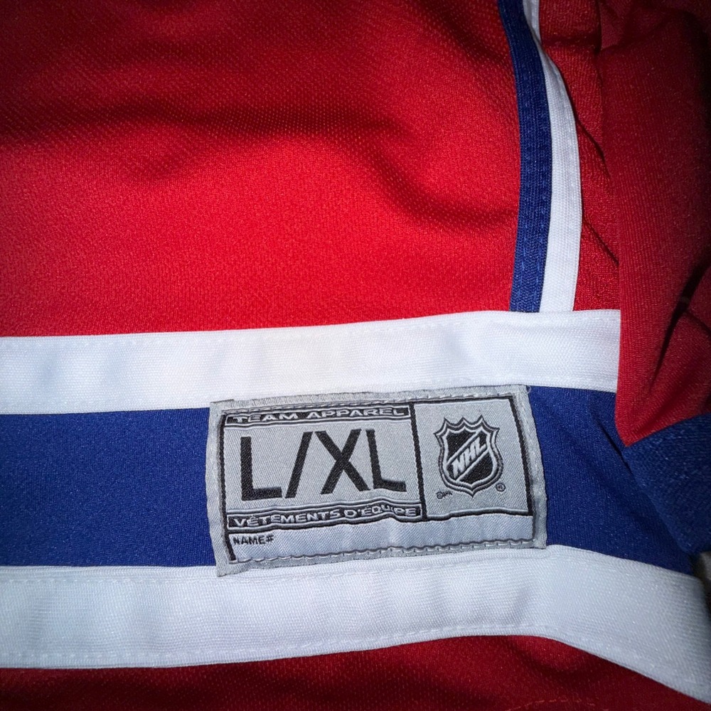 NHL Montreal Canadiens Kotkaniemi 15 Jersey Youth L/XL Red Hockey Fan Gear Habs - Picture 4 of 6